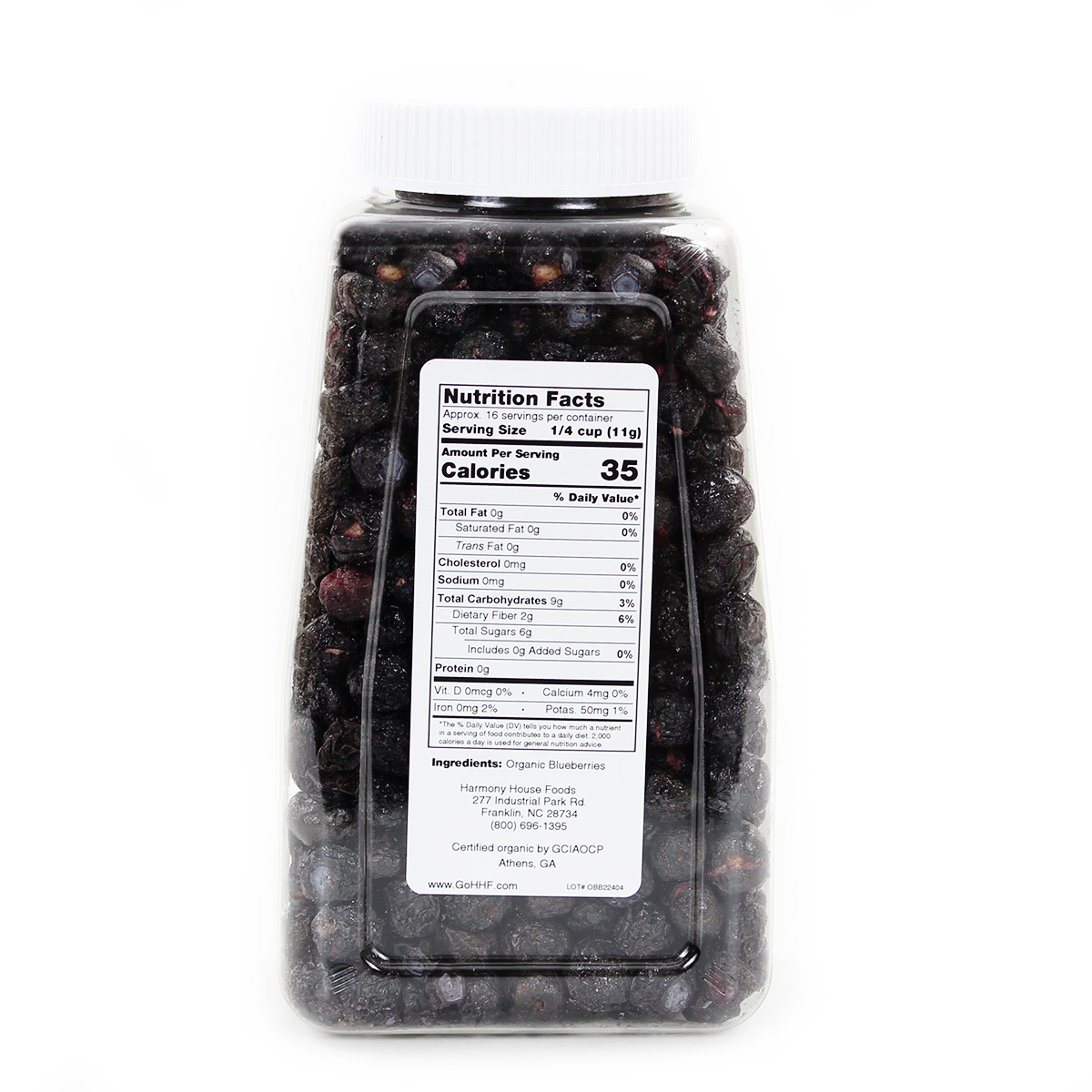 Organic Freeze-Dried Blueberries