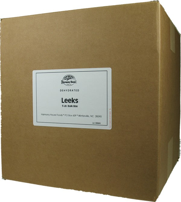 Dried Leeks, Bulk Box