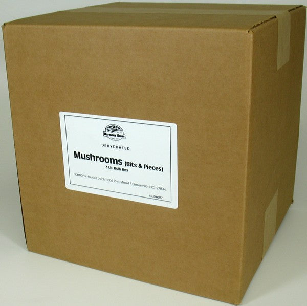 Dried Mushrooms, Bulk Box