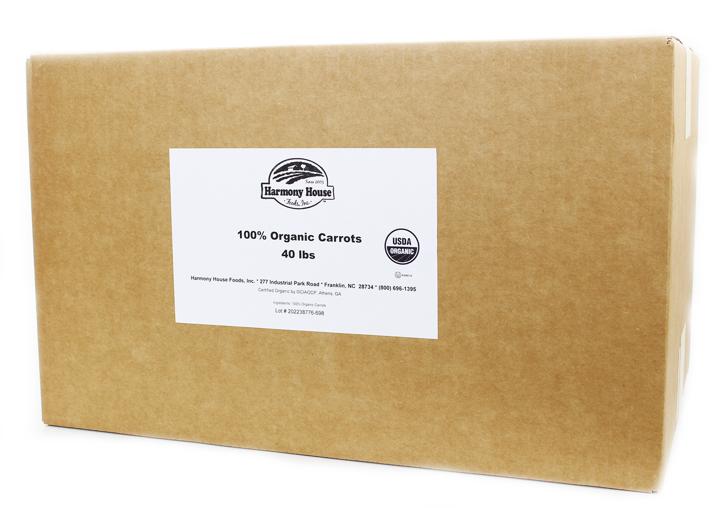 Organic Dried Carrots