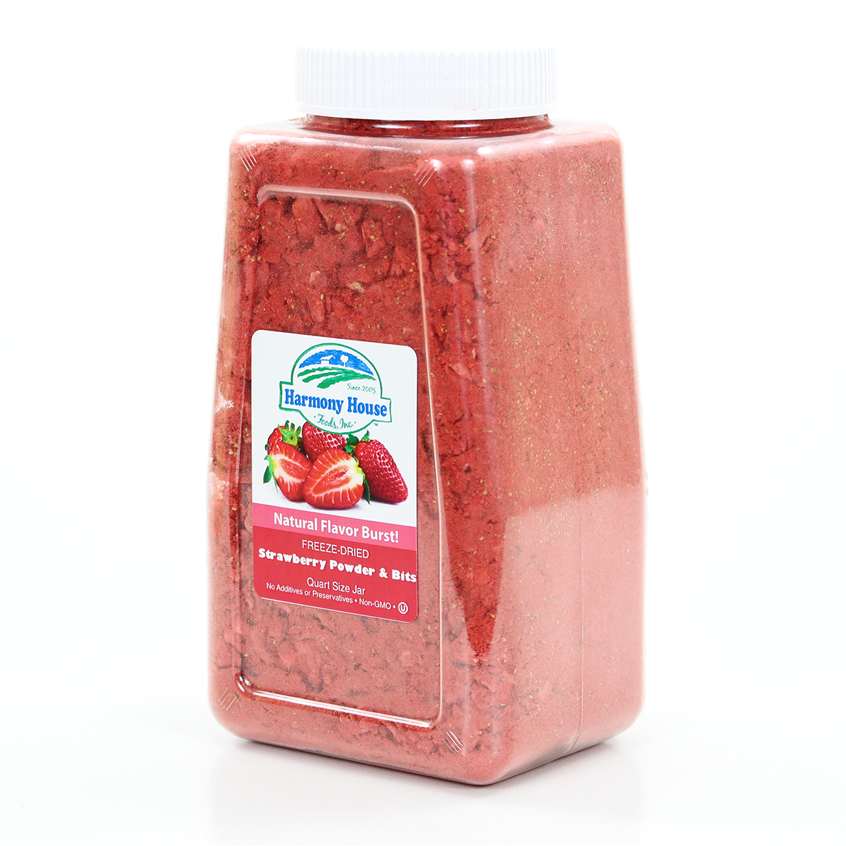 Freeze Dried Strawberry Powder & Bits (4 Cups)