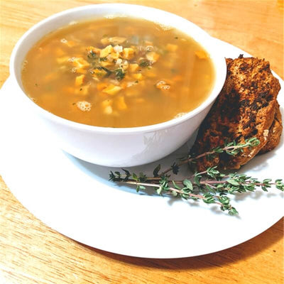 Sweet Potato & Lentil Comfort Soup