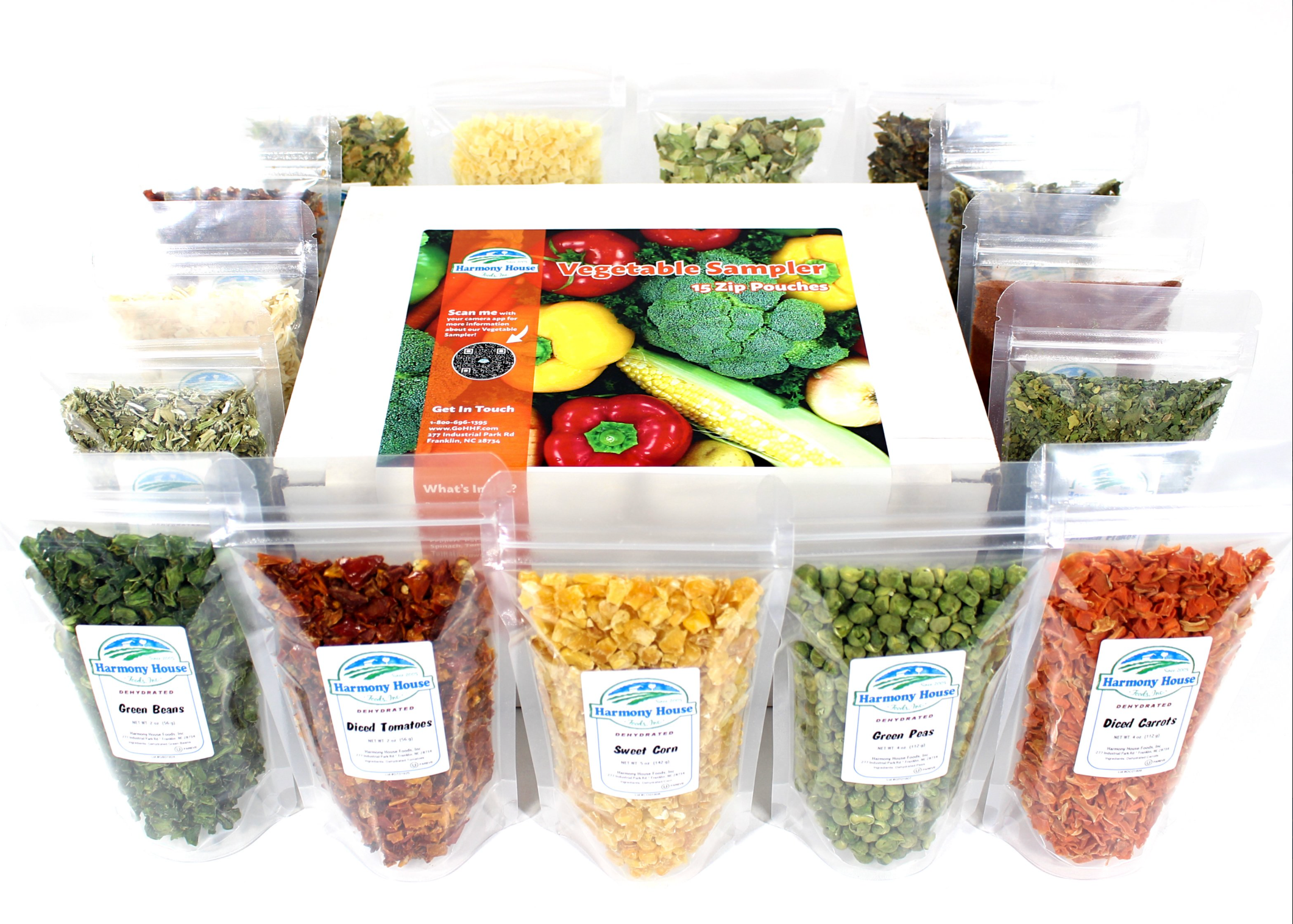 Food Sampler Look Discover the Vegetable Sampler: 15 Zips of Premium Non-GMO Goodness ...
