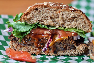 Celebrate National Eat Outside Day With a Veggie Burger