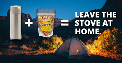 Dehydrated Food + Hot Water + Thermos = Yum!