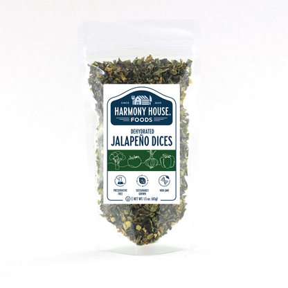 Dried Jalapeno Dices