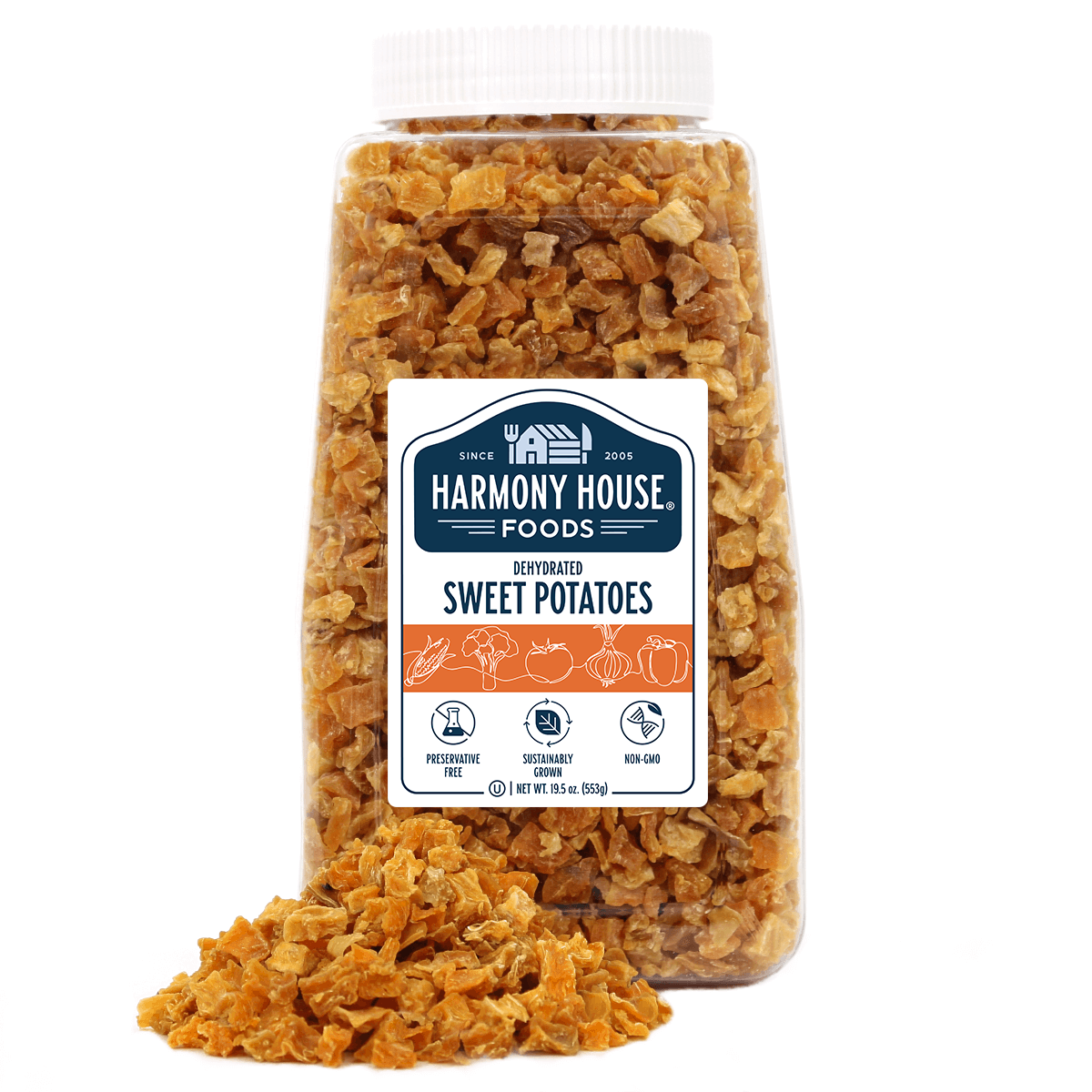 Organic Dried Sweet Potatoes