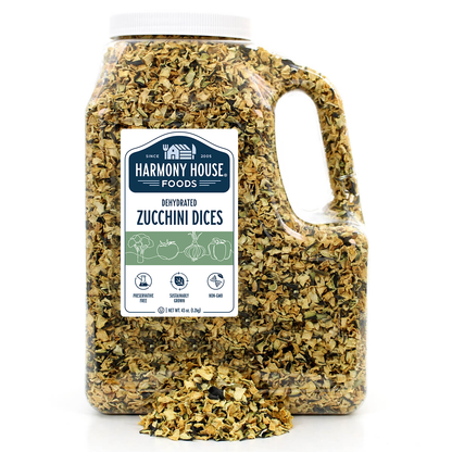 Dried Zucchini, Diced