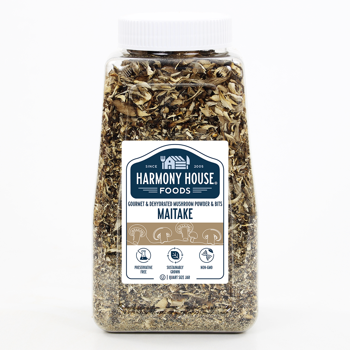 Gourmet Maitake Mushroom Powder & Bits (4 Cups)