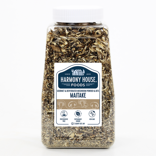 Gourmet Maitake Mushroom Powder & Bits (4 Cups)