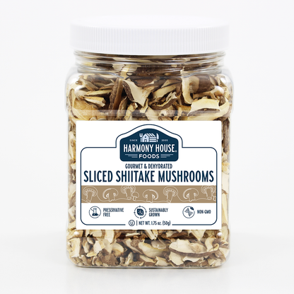 Sliced Shiitake Mushrooms