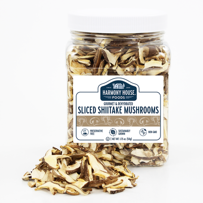 Sliced Shiitake Mushrooms