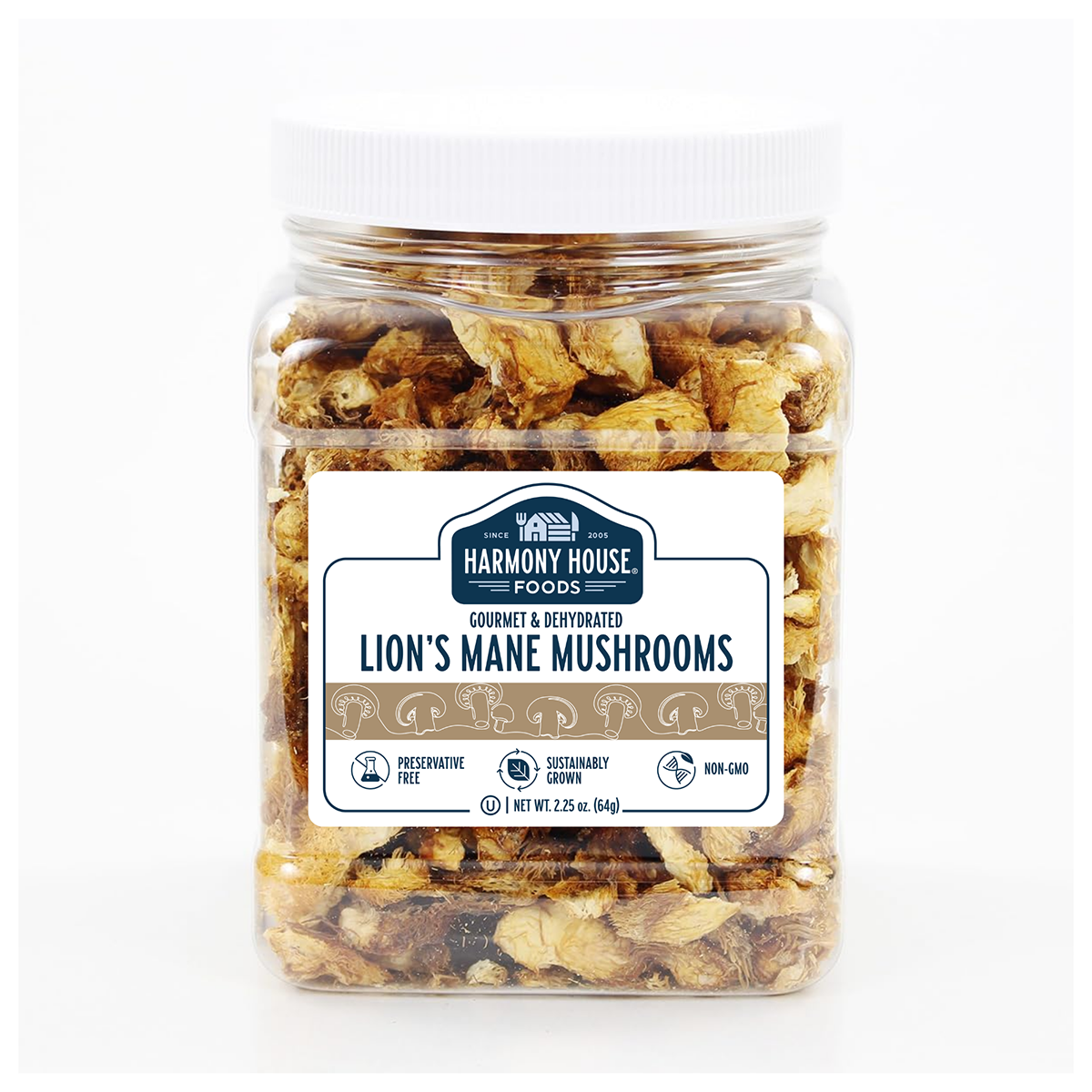 Lion's Mane Mushrooms | Dehydrated – Harmony House Foods