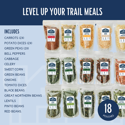 Backpacking Kit (18 ZIP Pouches)