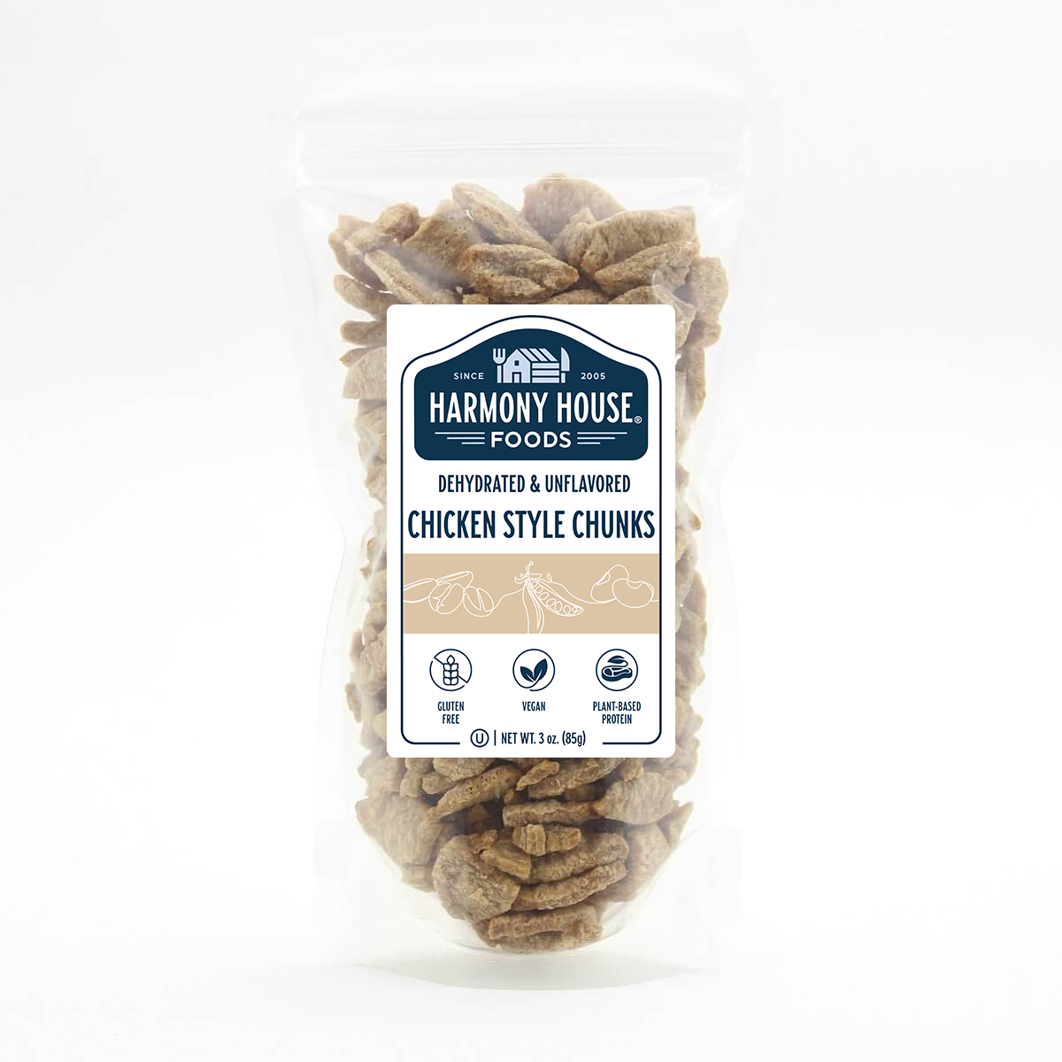 Chicken Style Chunks (Unflavored)