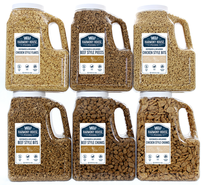 Unflavored Plant-Based Protein Family Pack (6 Varieties, Gallon Size)