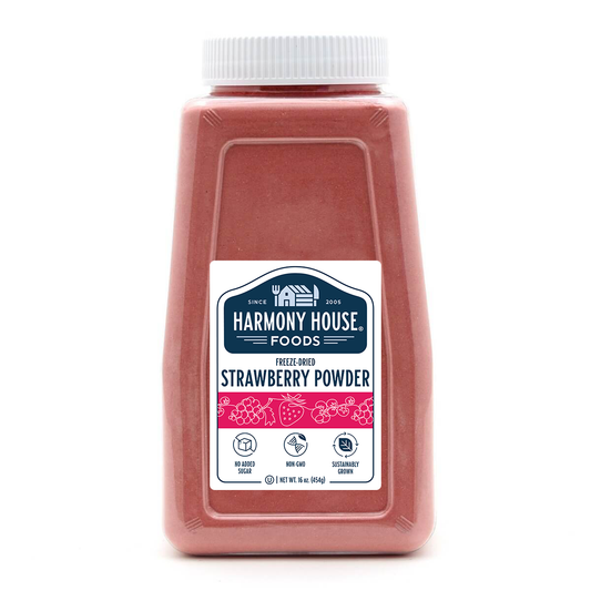 Freeze-Dried Strawberry Powder (4 Cups / 64 Tbs)