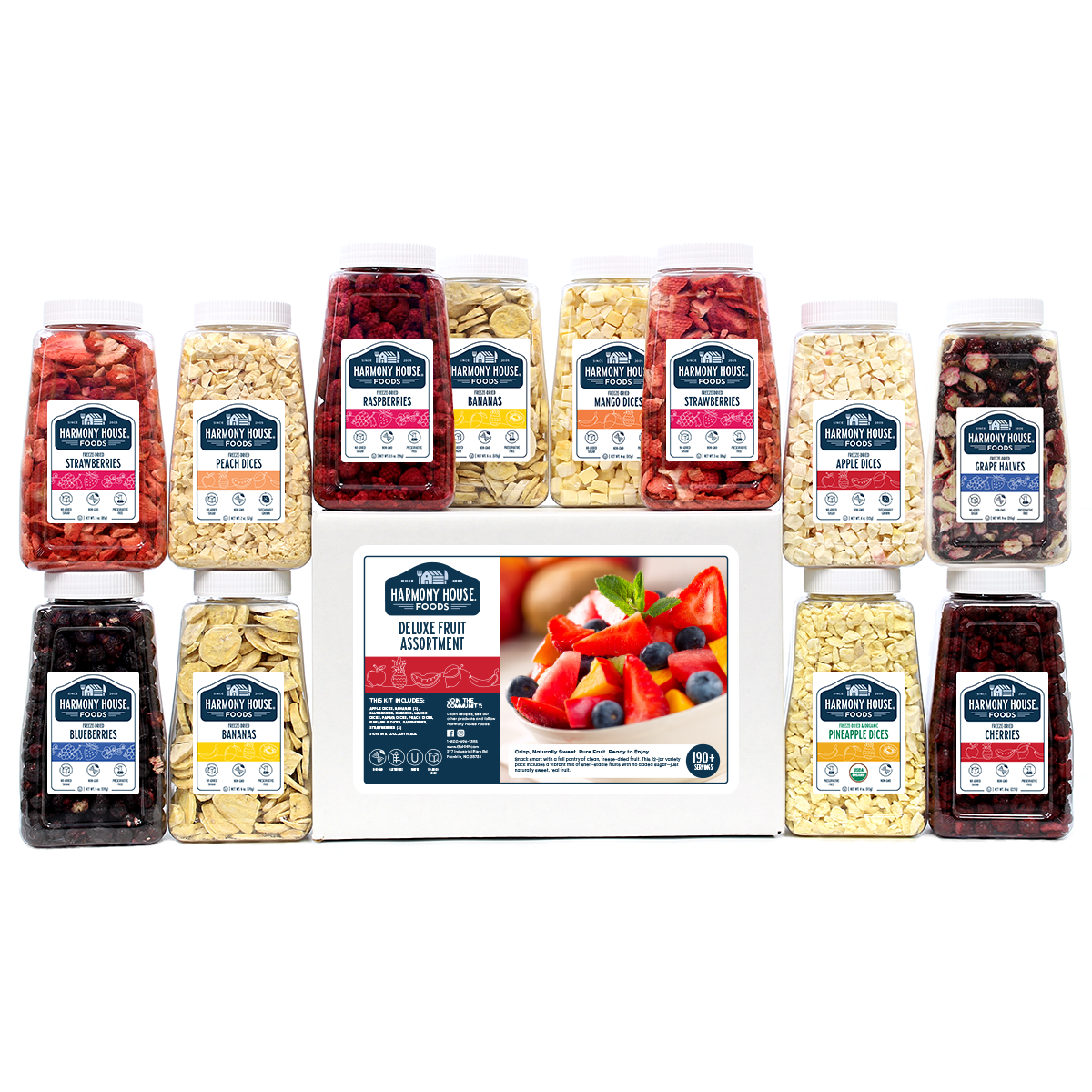 Deluxe Fruit Assortment (12 Jars, Quart Size)