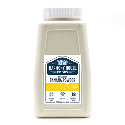 Freeze-Dried Banana Powder (4 Cups / 64 Tbs)