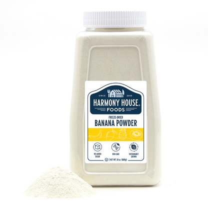 Freeze-Dried Banana Powder (4 Cups / 64 Tbs)
