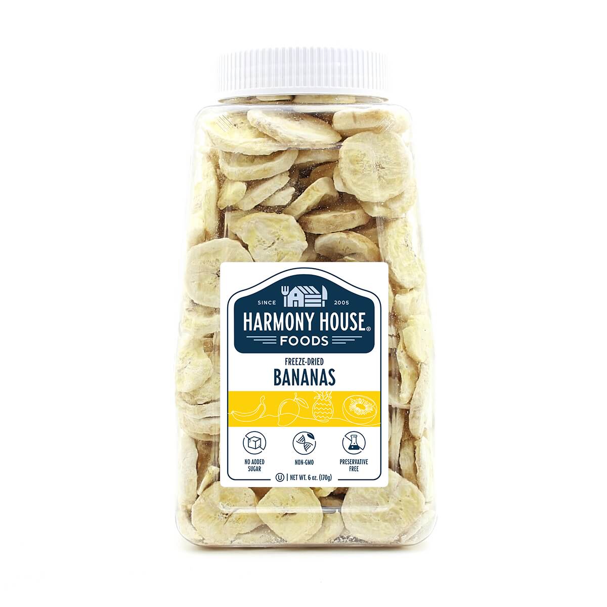 Freeze-Dried Bananas