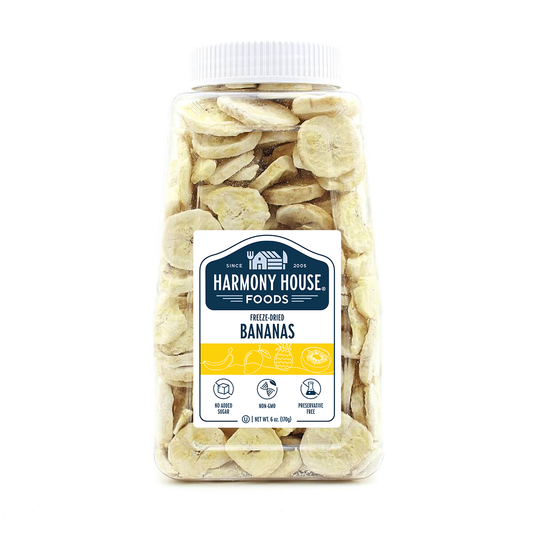 Freeze Dried Bananas (6 oz)