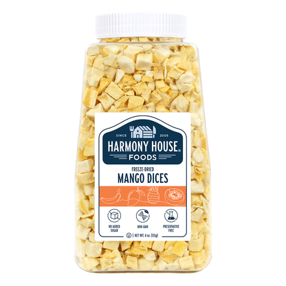 Freeze Dried Mangoes (4 oz)