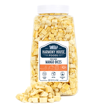 Freeze Dried Mangoes (4 oz)