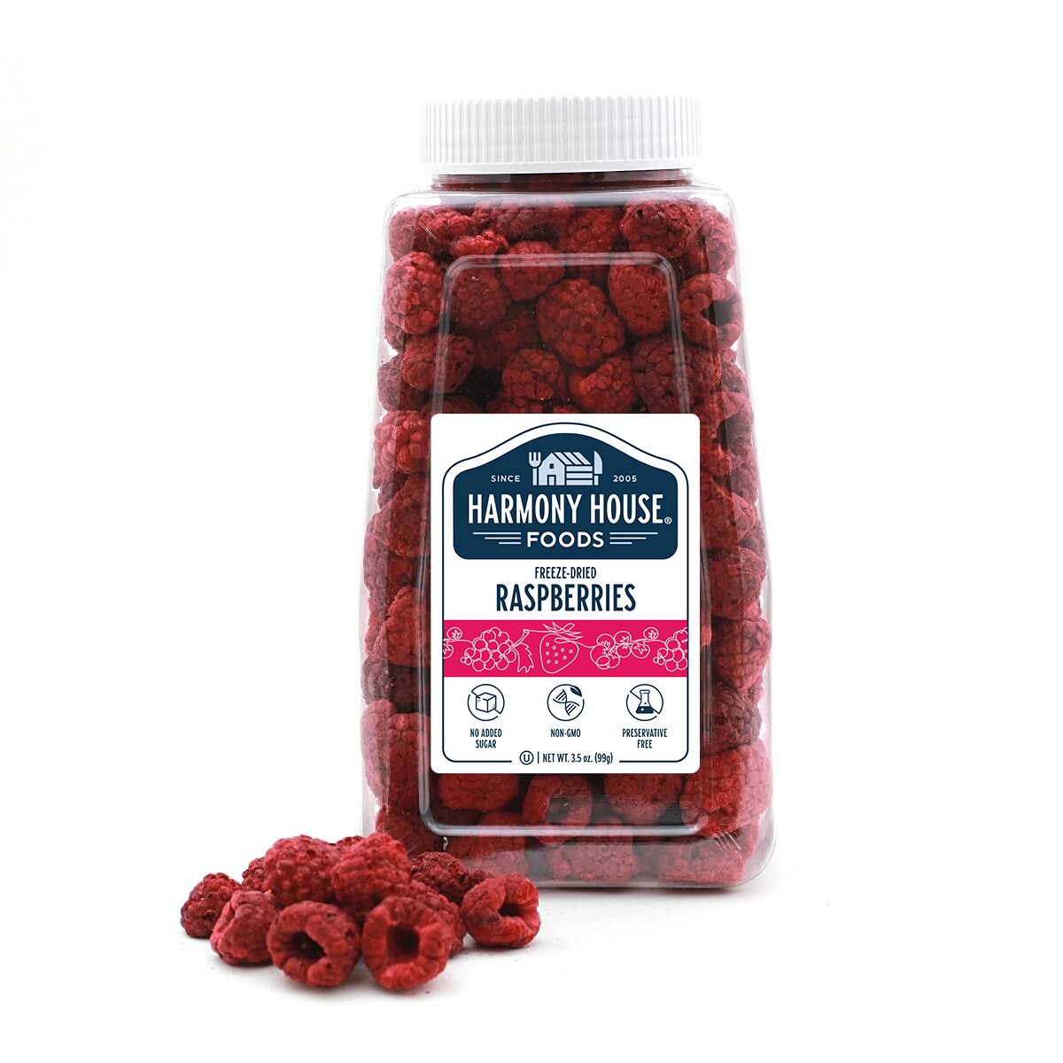 Organic Freeze-Dried Raspberries