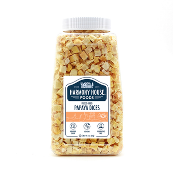 Freeze-Dried Papaya Dices