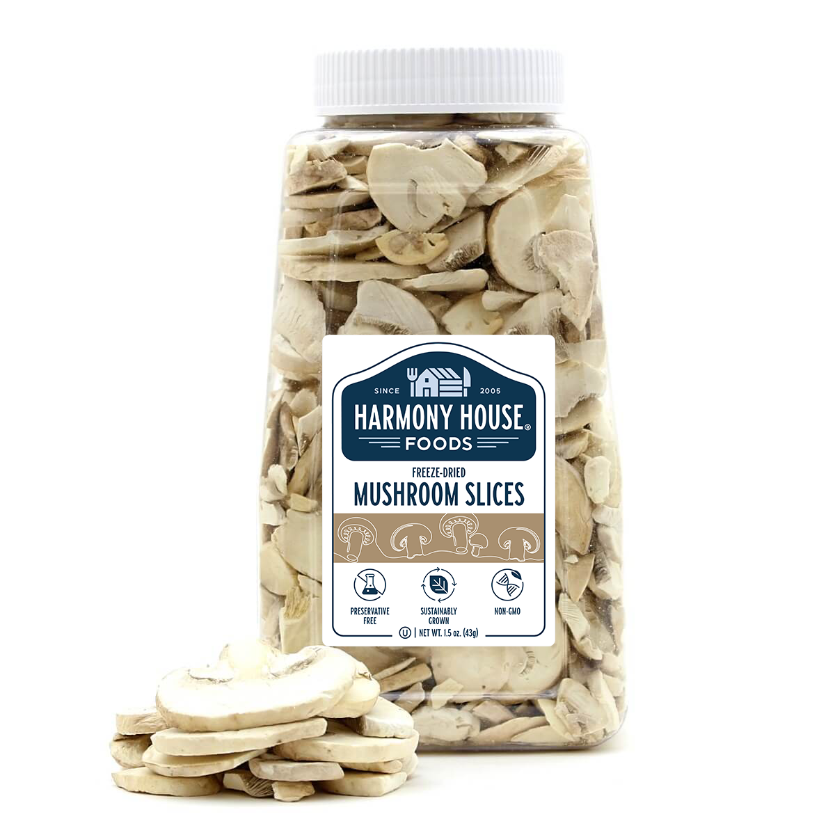 Freeze-Dried Mushrooms (1.5 oz.)