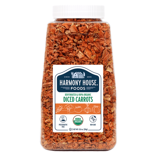 Organic Dried Carrots