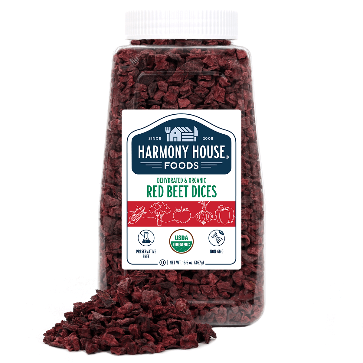 Organic Red Beet Dices
