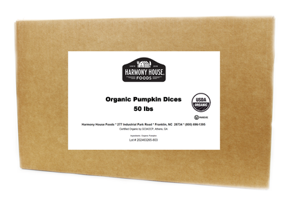 Organic Pumpkin Dices
