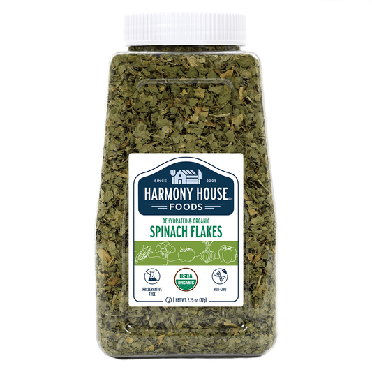 Organic Dried Spinach Flakes