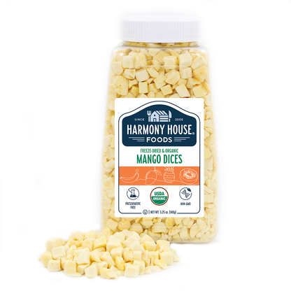 Organic Freeze-Dried Mango Dices