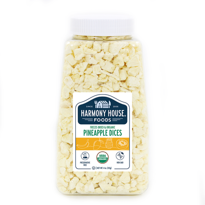 Organic Freeze-Dried Pineapple Dices