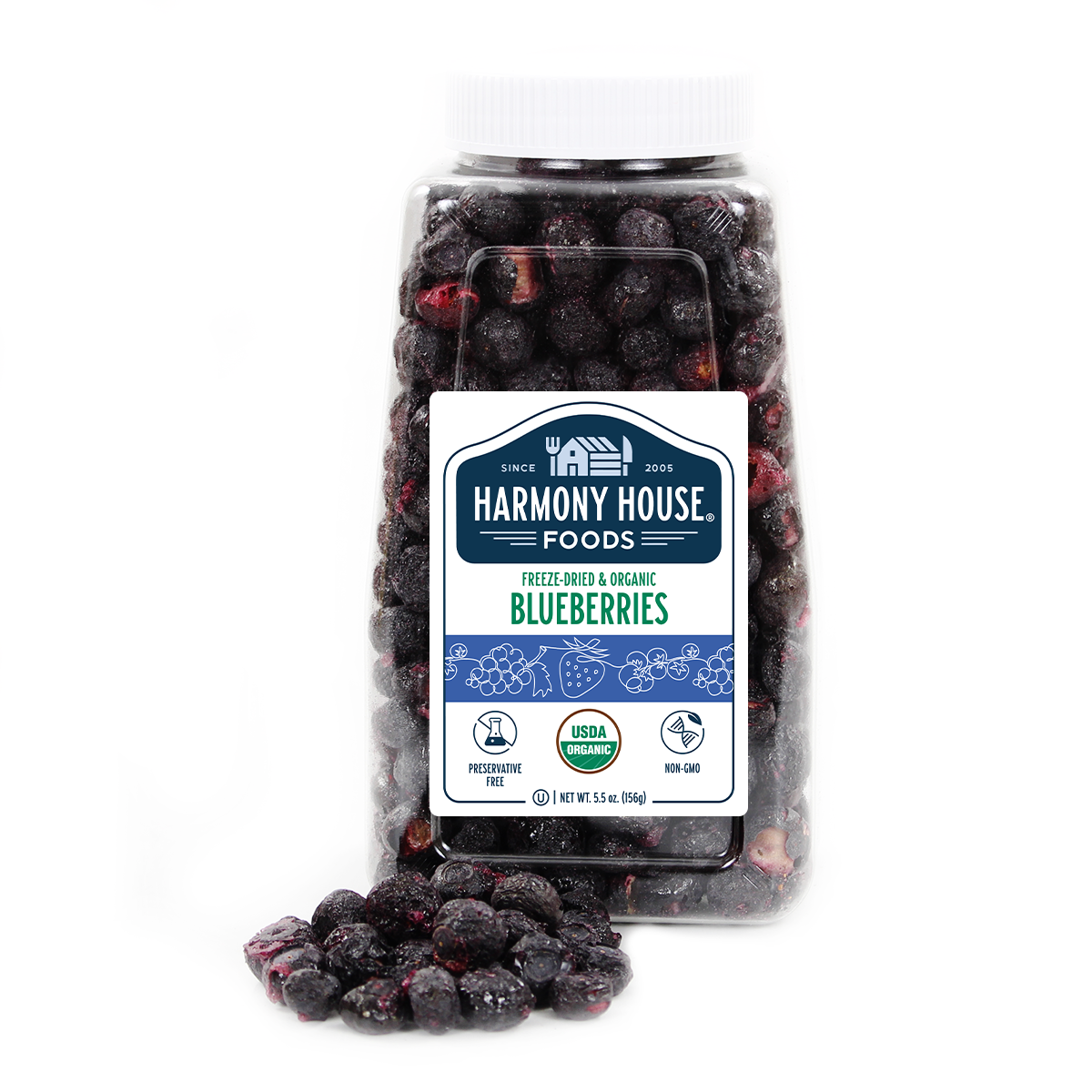 Organic Freeze-Dried Blueberries