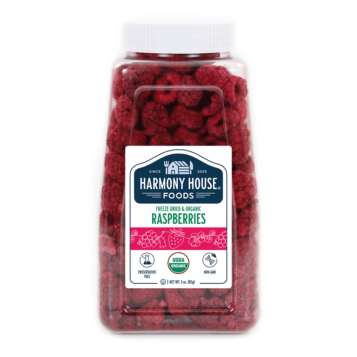 Dried Raspberry Sprinkle Bulk Dried and Dehydrated Foods | Bulk Foods Online – Harmony House Foods