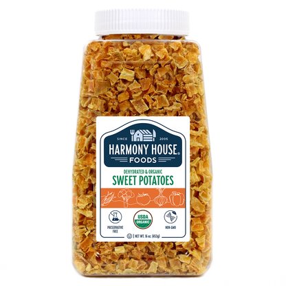 Organic Dried Sweet Potatoes