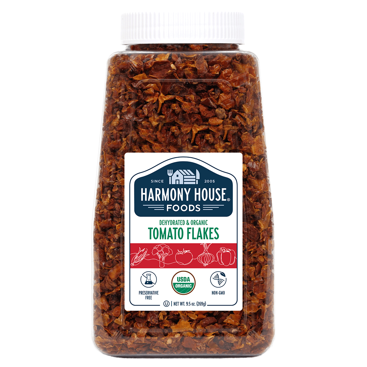 Organic Dried Tomato Flakes