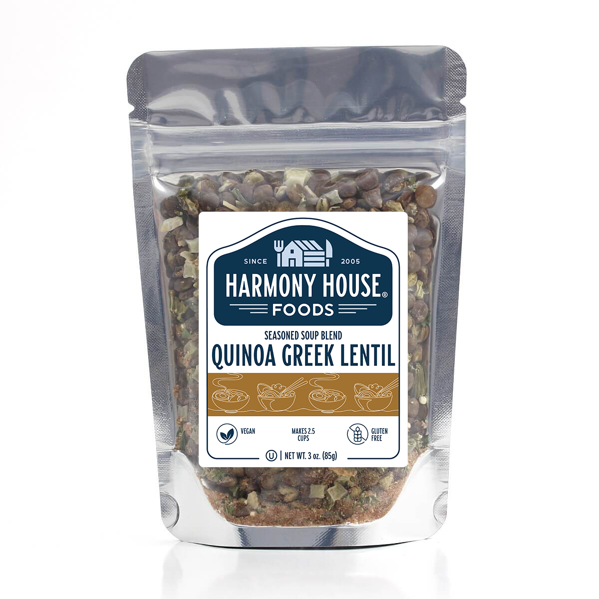 Greek Lentil Soup with Quinoa