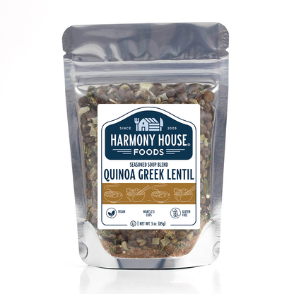 Greek Lentil Soup with Quinoa