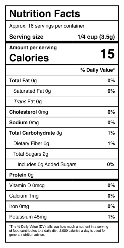 Freeze-Dried Peach Dices