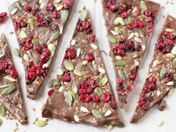 Freeze-Dried Fruit Chocolate Bark