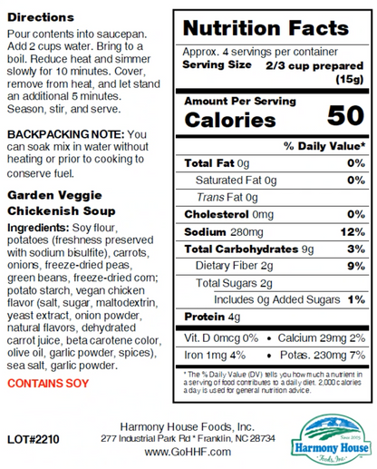 Garden Veggie Soup Blend