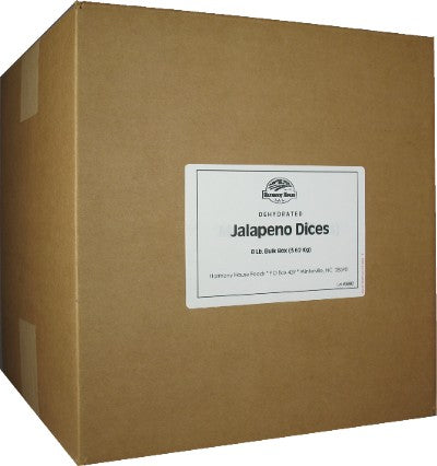 Dried Jalapenos, Bulk Box