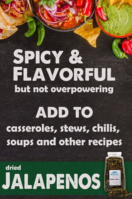 Dried Jalapeno Dices