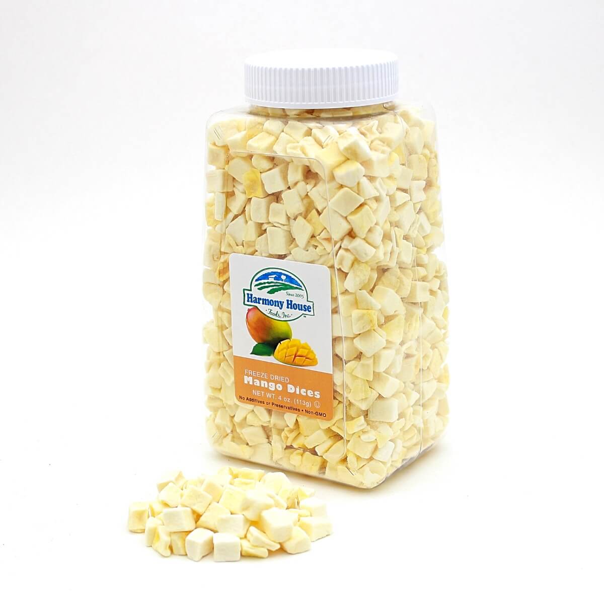 Freeze Dried Mango Dices (25 Lb. Wholesale Box)