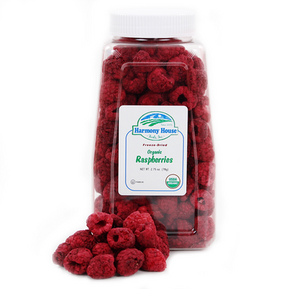Organic Freeze-Dried Raspberries